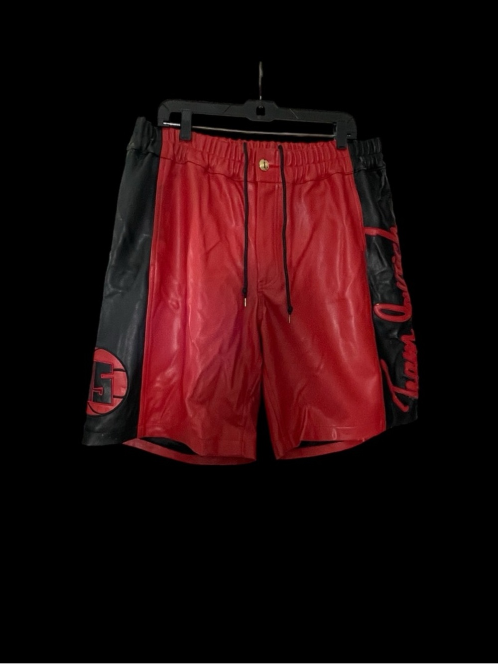 Vintage 90’s JOYRICH Boxing Faux Leather Shorts